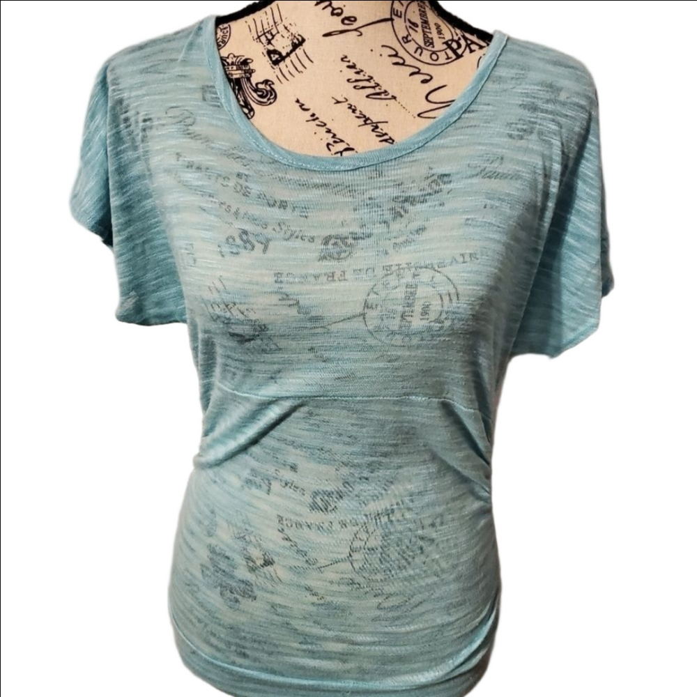 Say Anything side rouched jersey sz lg